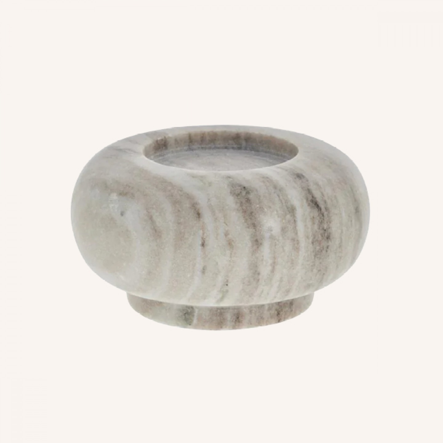 Natural stone candlestick