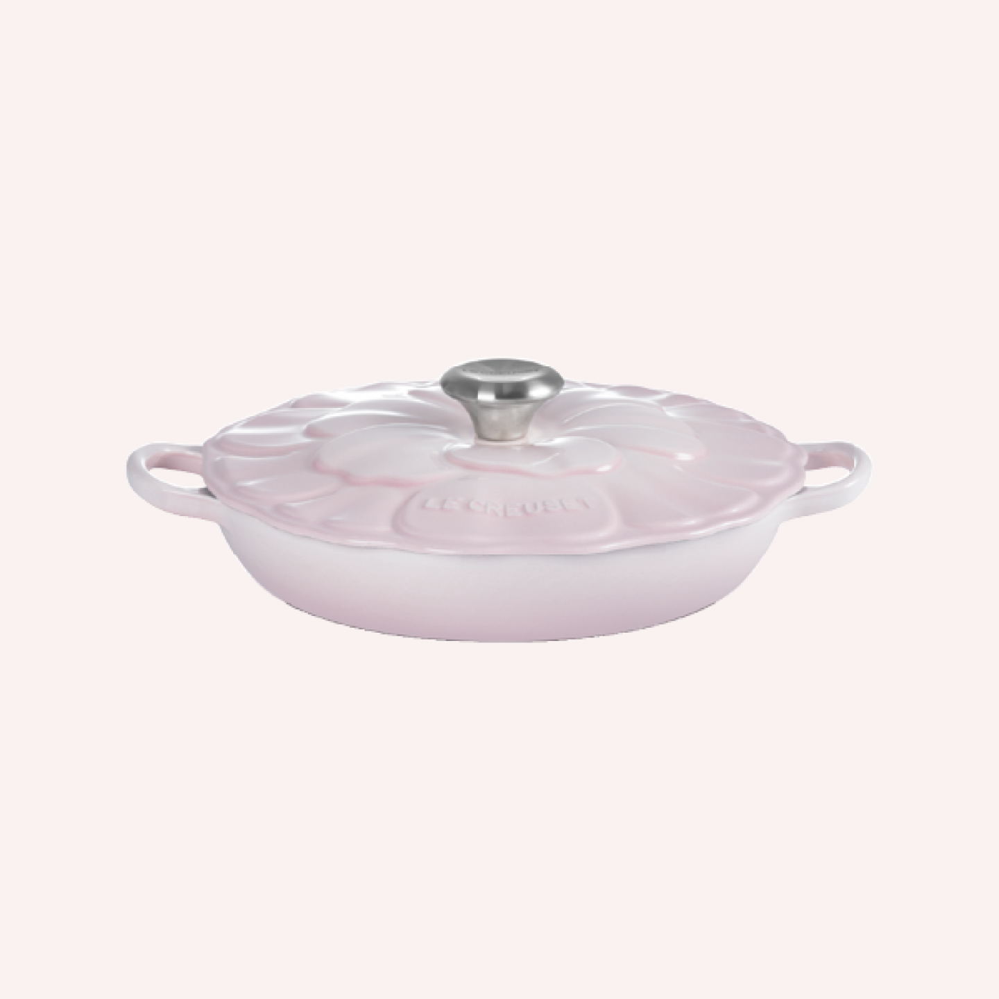 Cast iron Petal shallow casserole