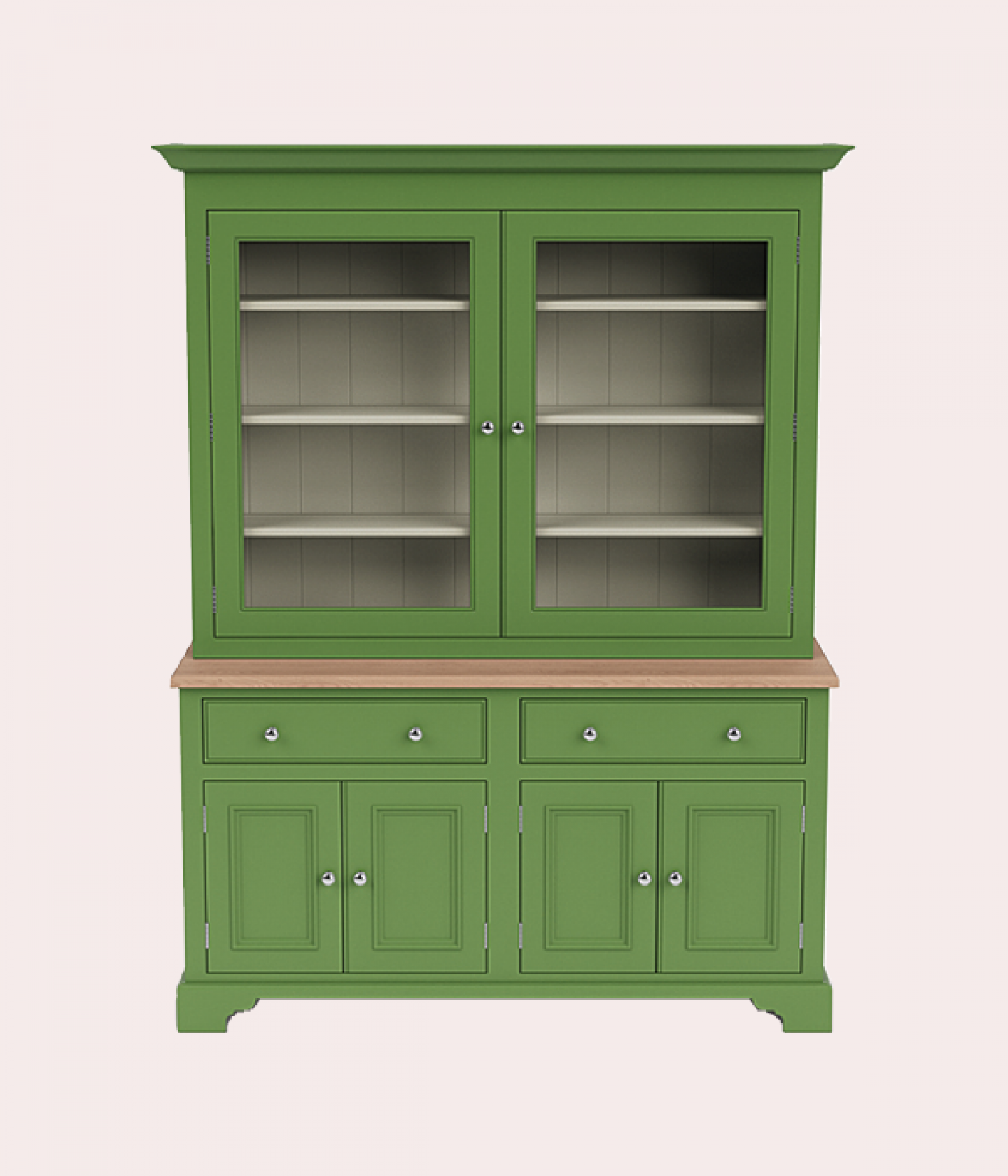 Chichester glazed dresser in Nettle