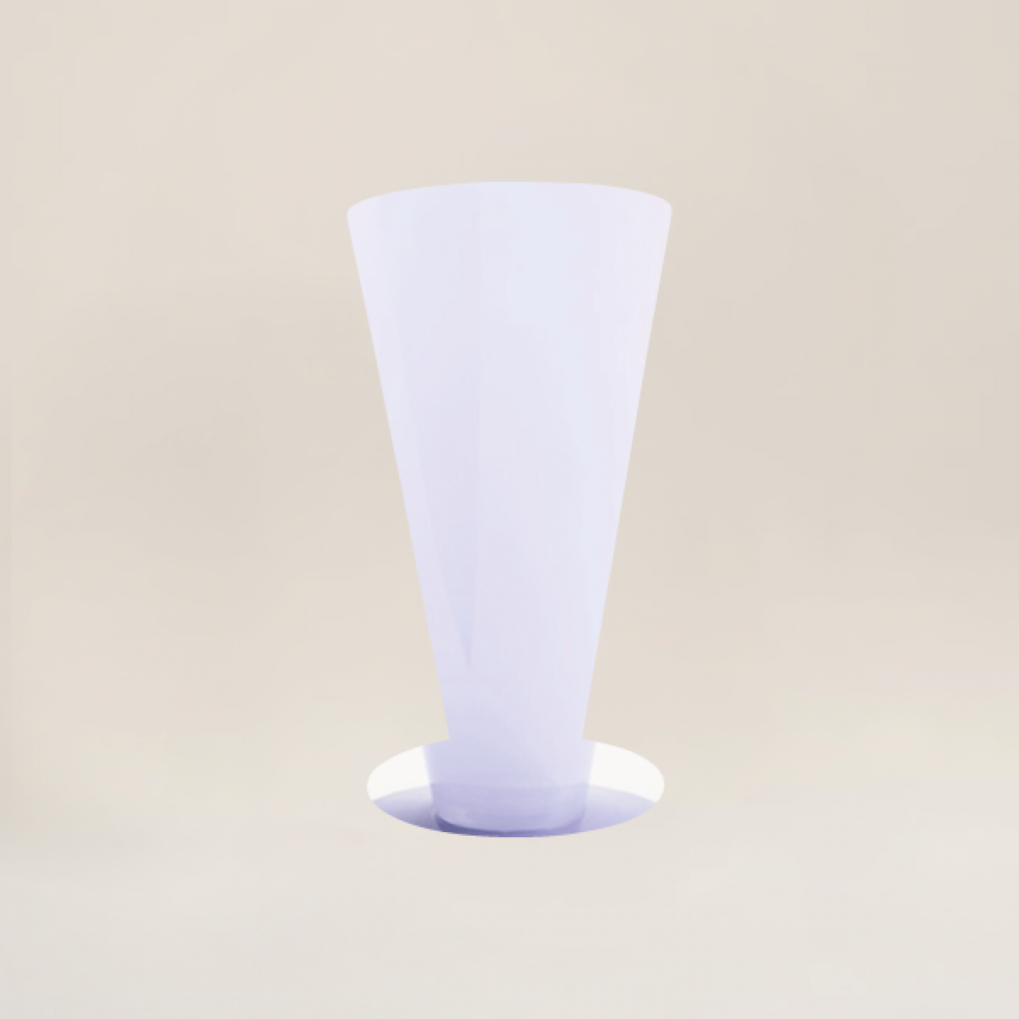 Conical small vase