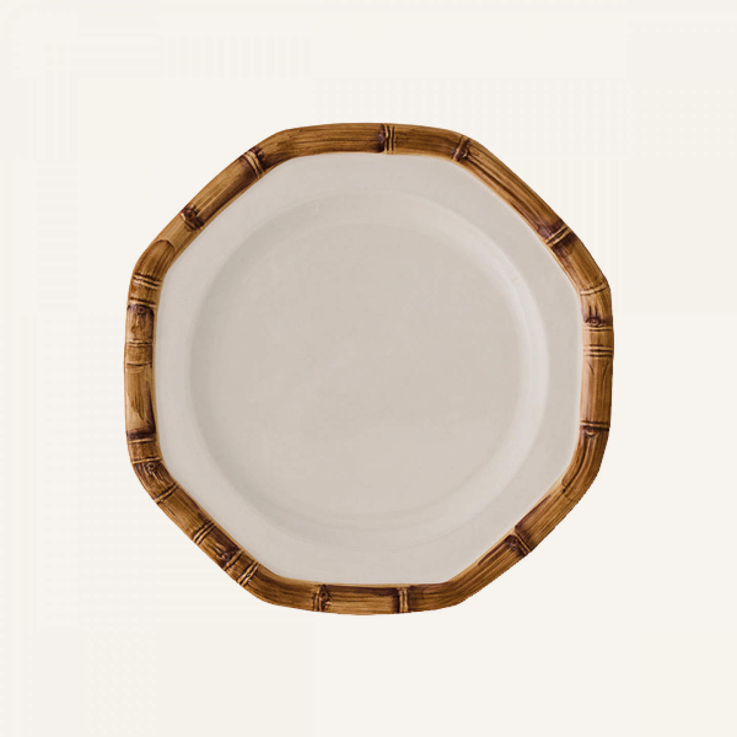 Bamboo dinner plate