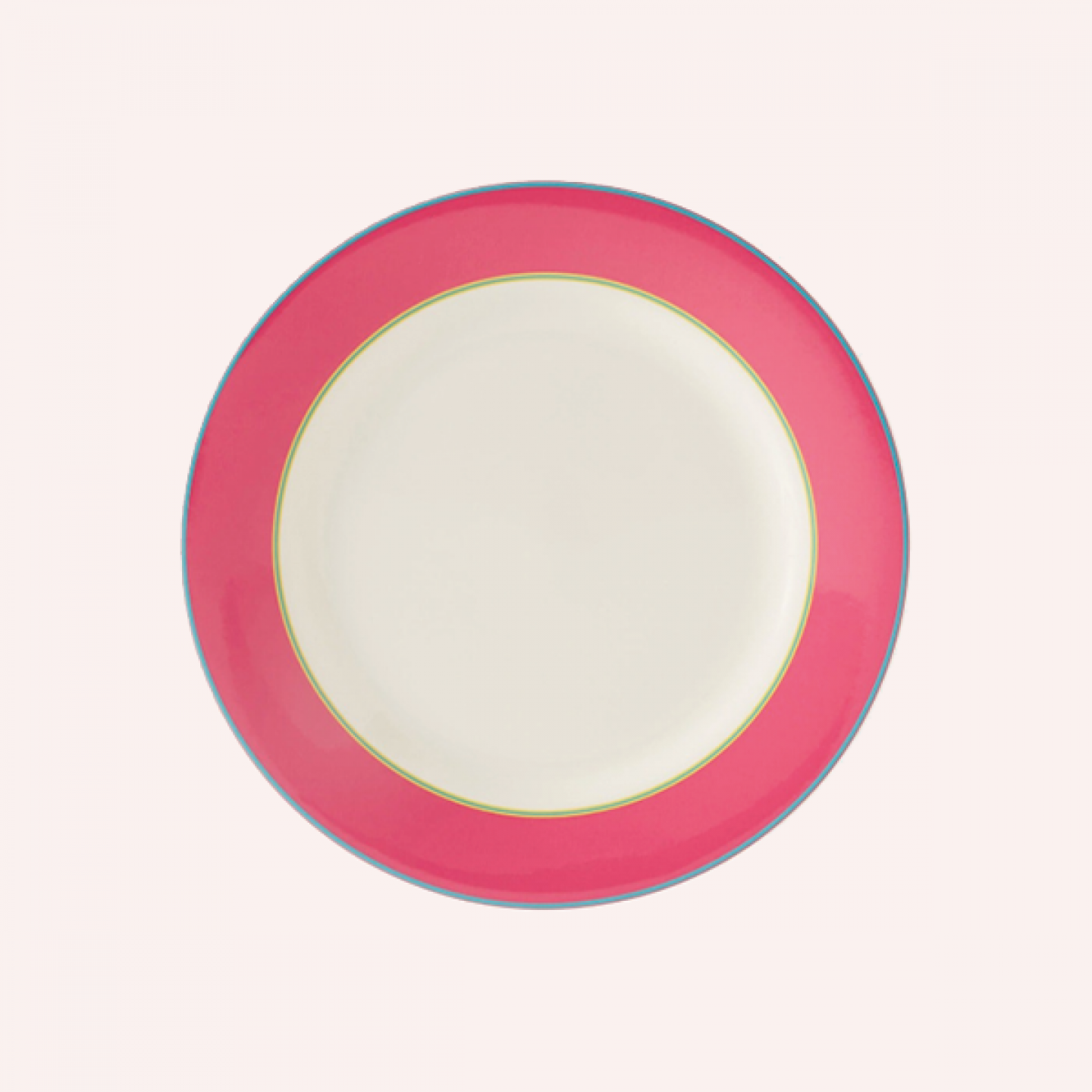 Kit Kemp Calypso pink dinner plates
