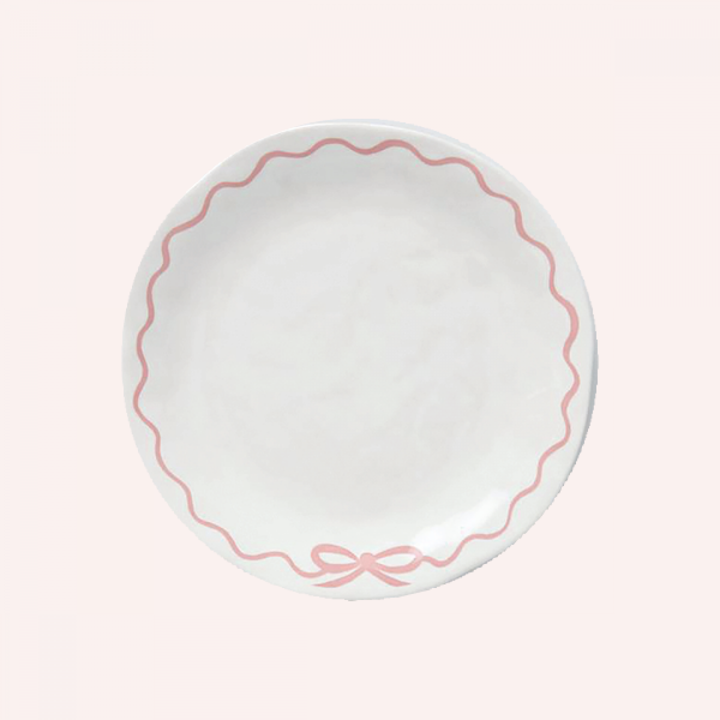 Flora Bow fine China dinner plate