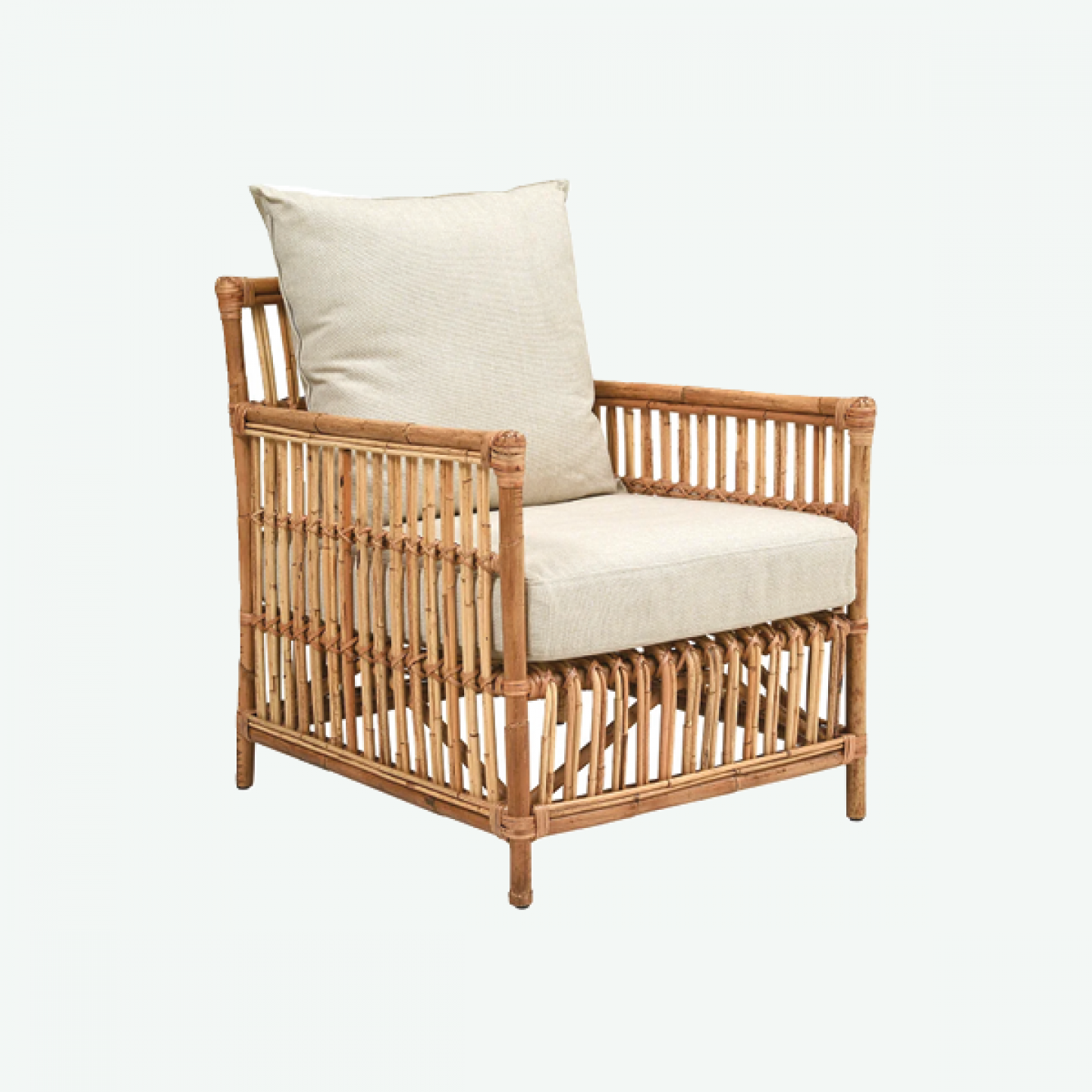 Rattan armchair