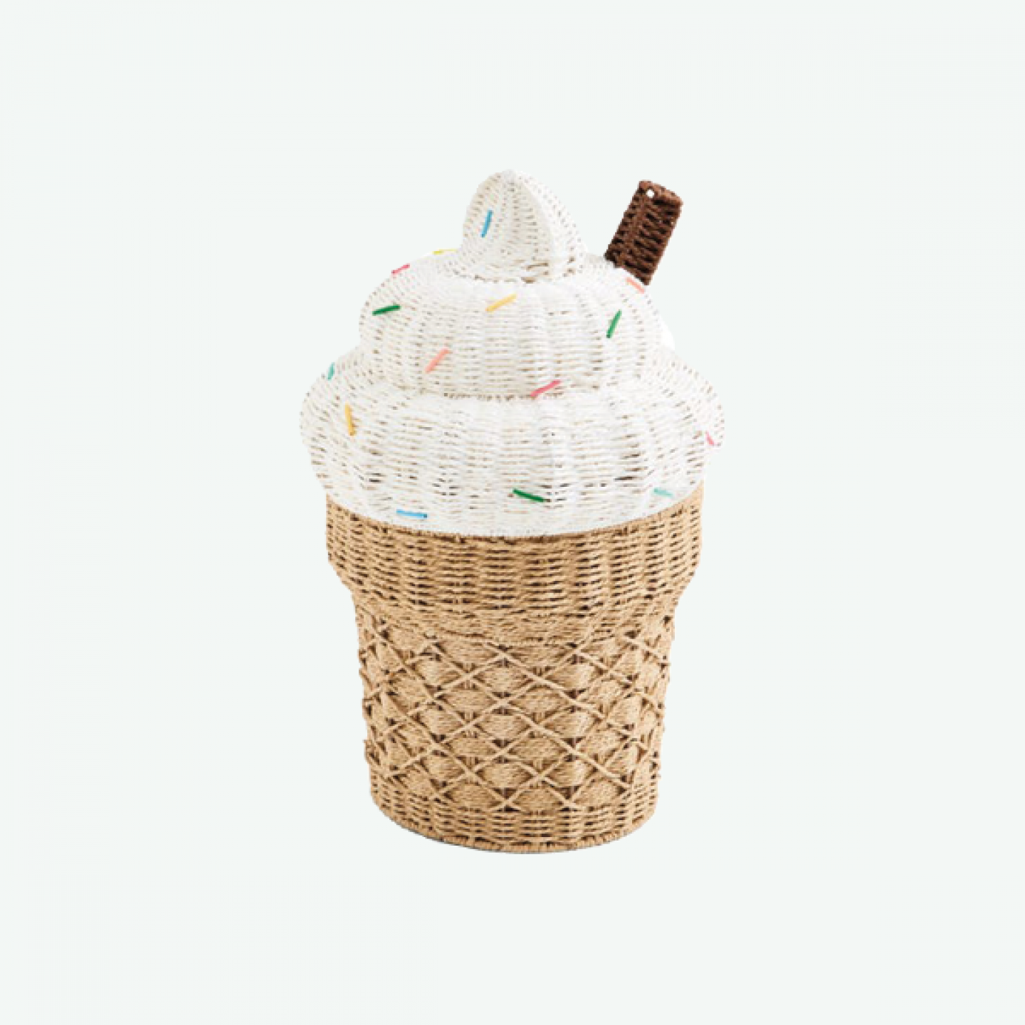 Ice cream storage basket