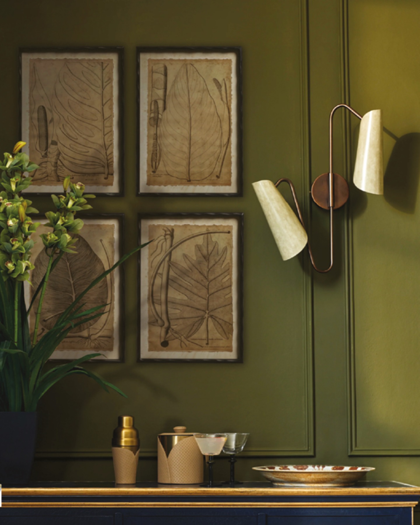 Etherea twin wall light