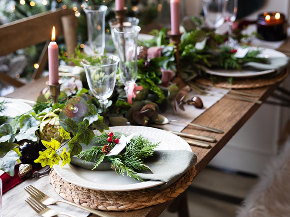 Christmas table
