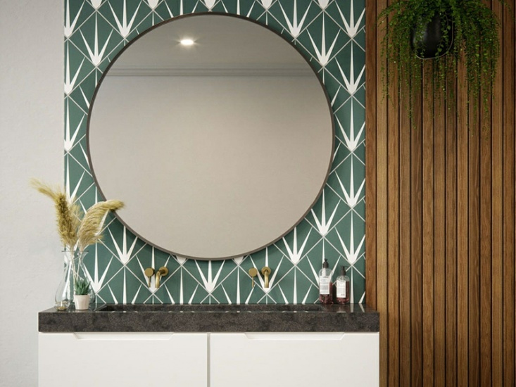 Geometric Tiles for Your Bathroom