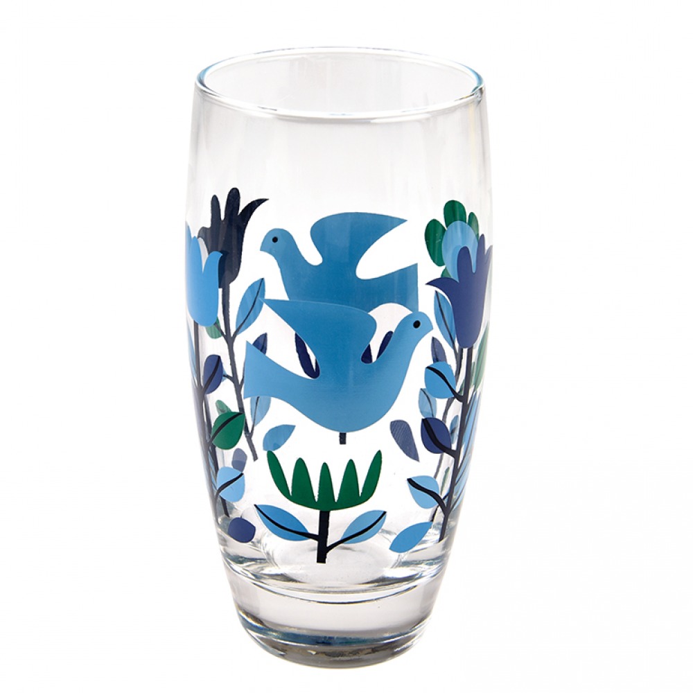 Folk Doves glass, £1.95 rexlondon.com