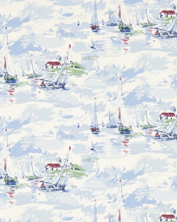 Sail away wallpaper, Sanderson