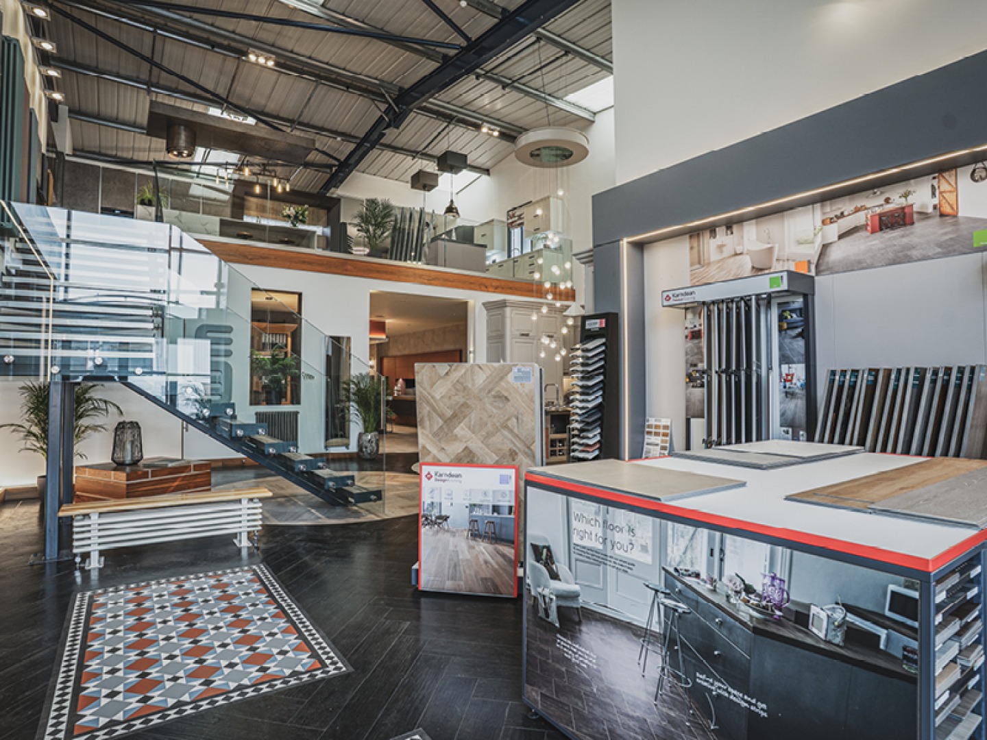 Flooring showroom