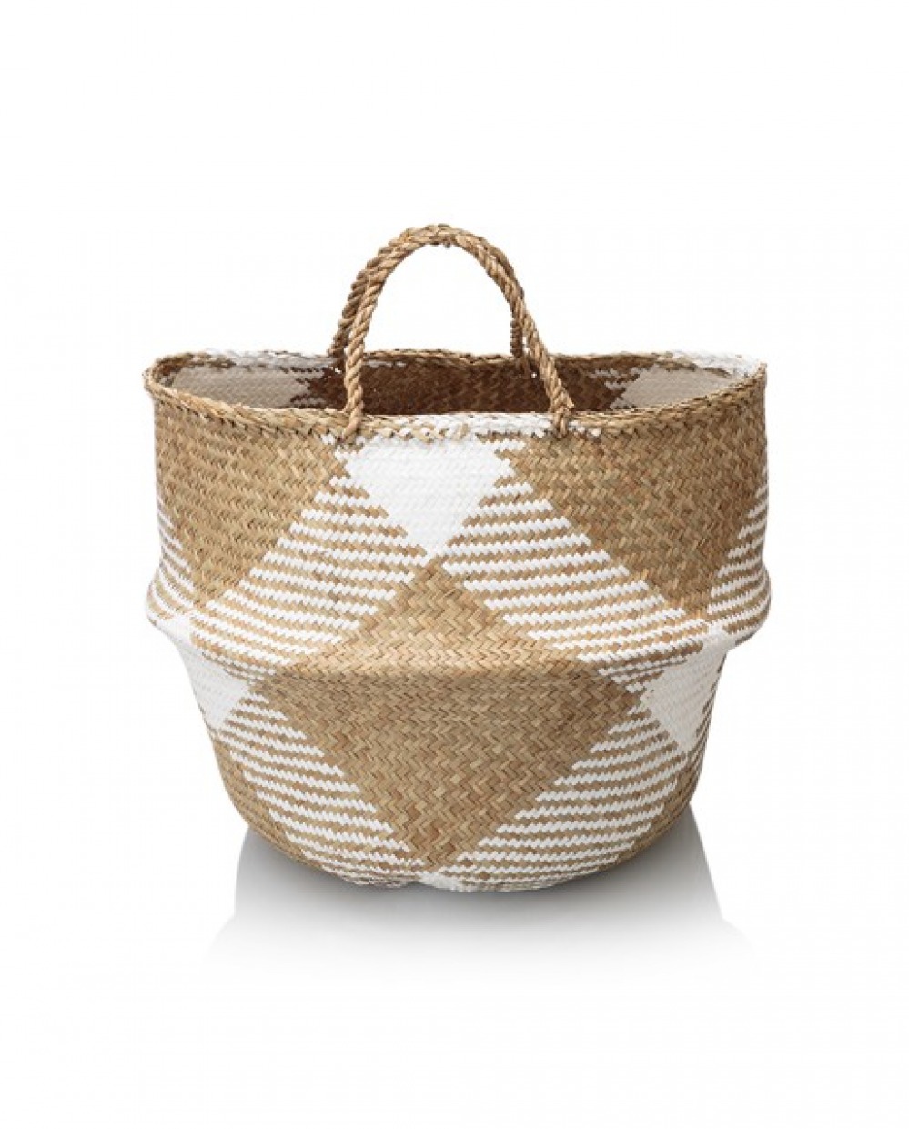 White seagrass storage basket, £19 Oliver Bonas, branches regionwide