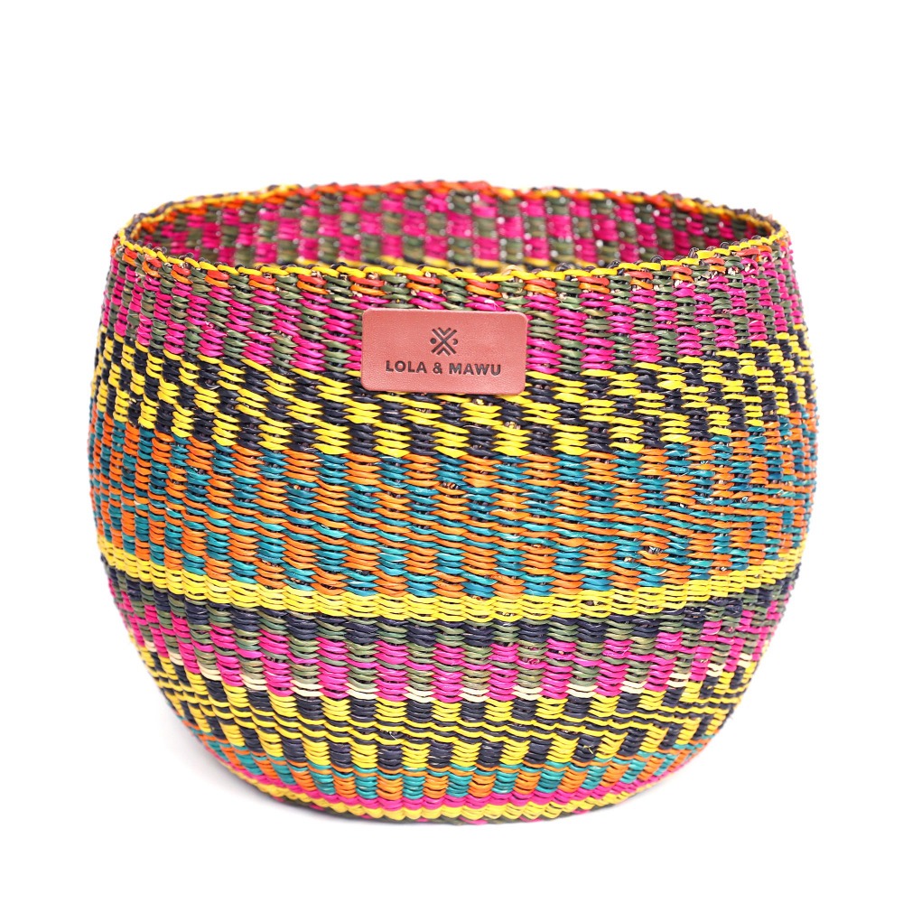 Peppy Bolga storage basket, £35 lolaandmawu.com