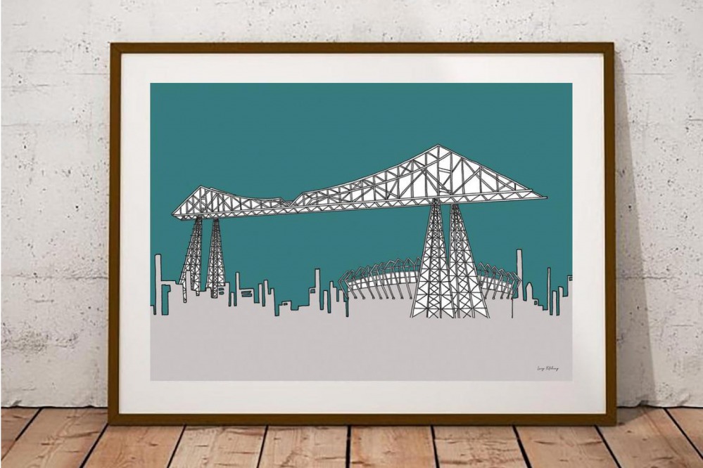 Hand illustrated print, LucyKitchCreative