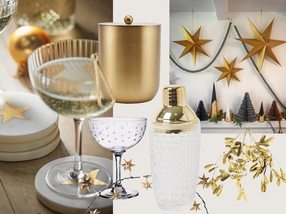 gold and glass interior products