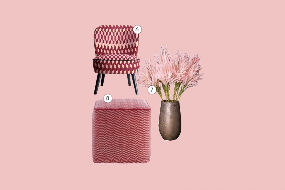 pink interiors