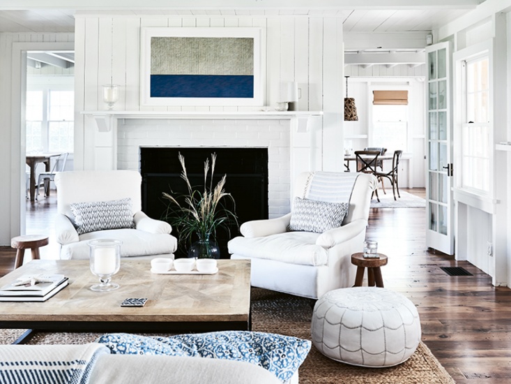 white seaside inspired interiors