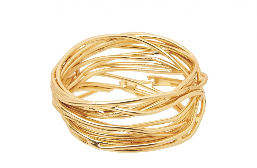 Gold napkin ring, £4.99 Homesense, branches regionwide