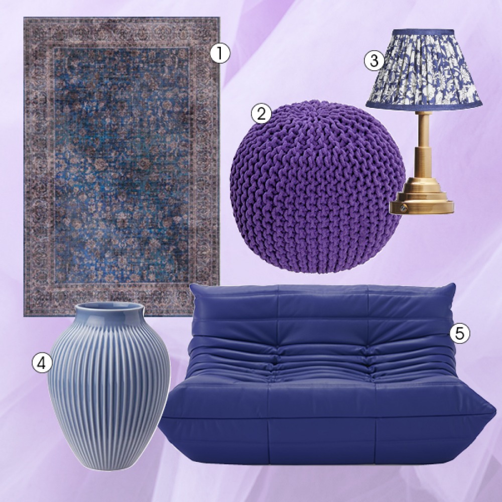 Very Peri, colour of the year interiors