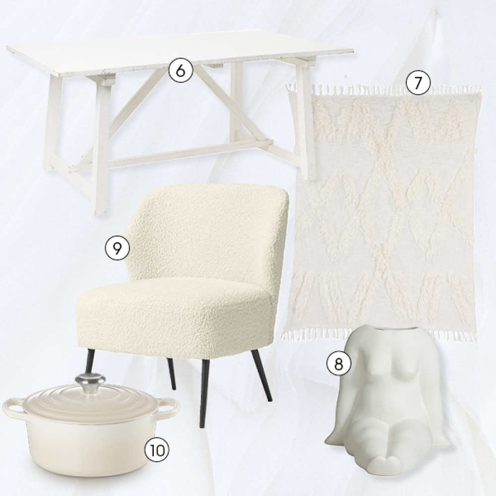 White interiors