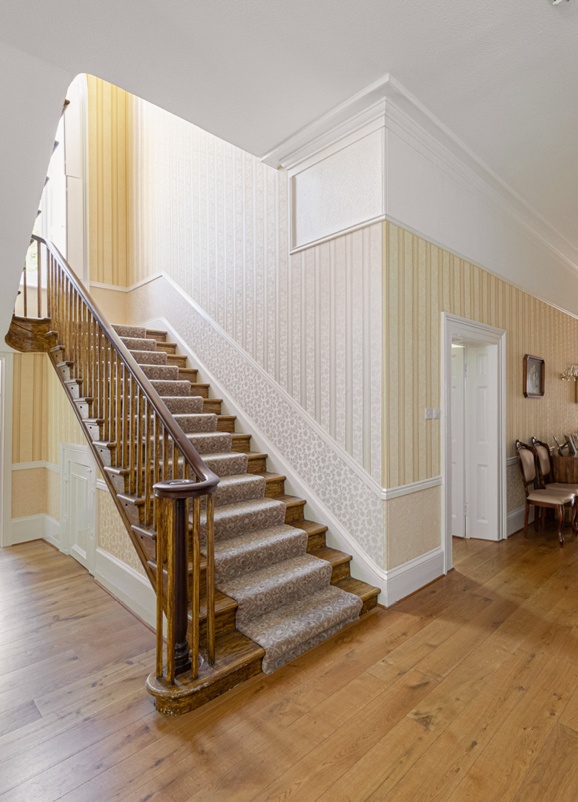 large airy staircase