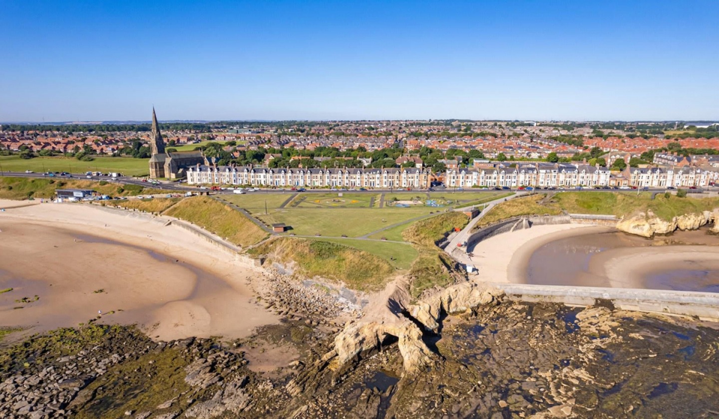 Ariel View of cullercoats