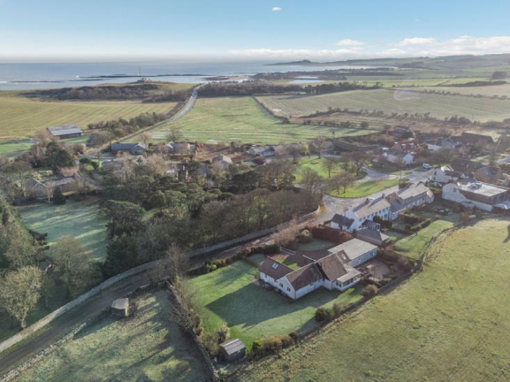 Ariel view of The Willows Property