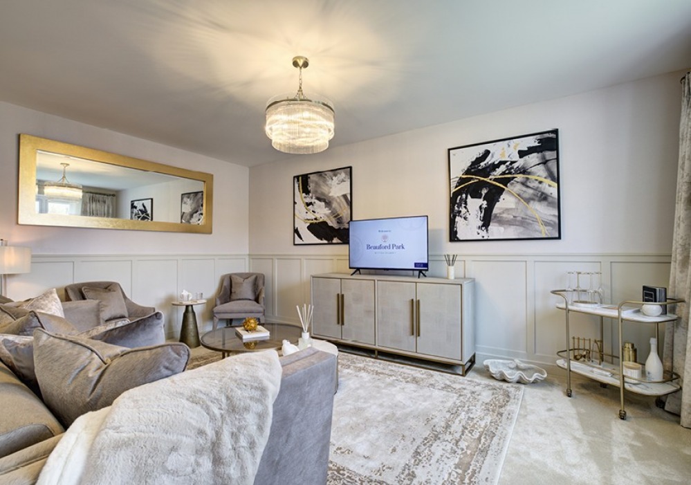 modern lounge in neutral colours