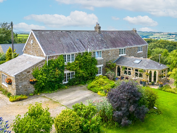 countryside stone built home