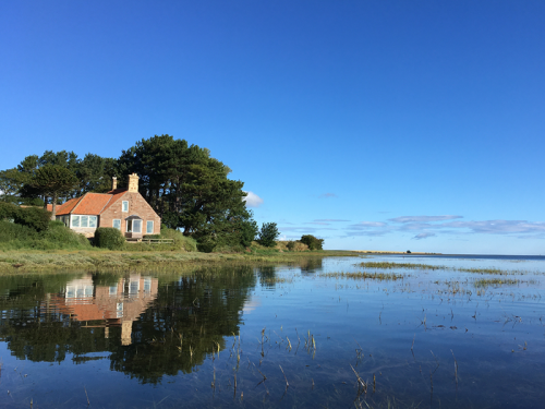 Take a Tour of this Tranquil Cottage Overlooking Lindisfarne Bay