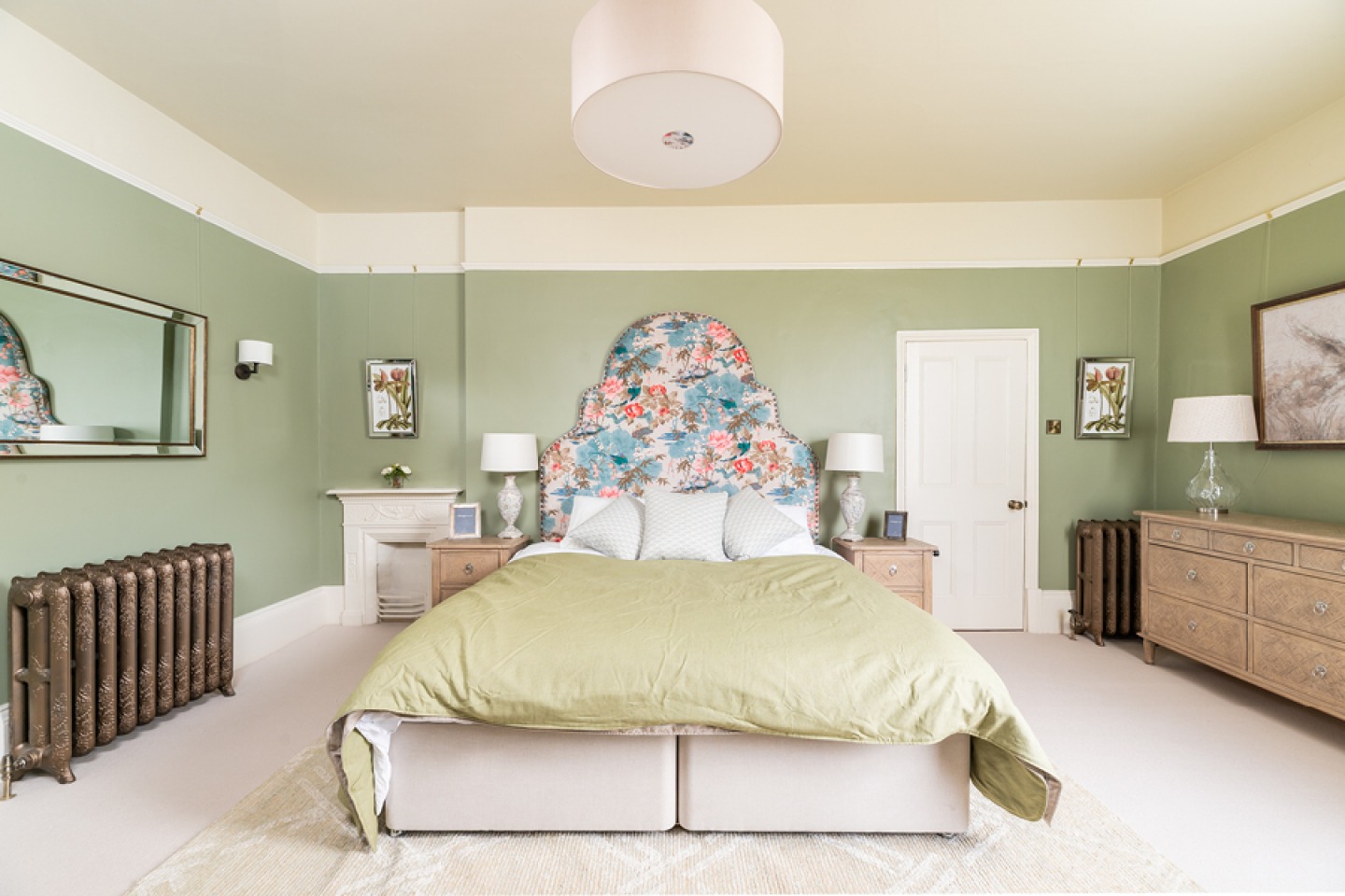 Green Master Bedroom