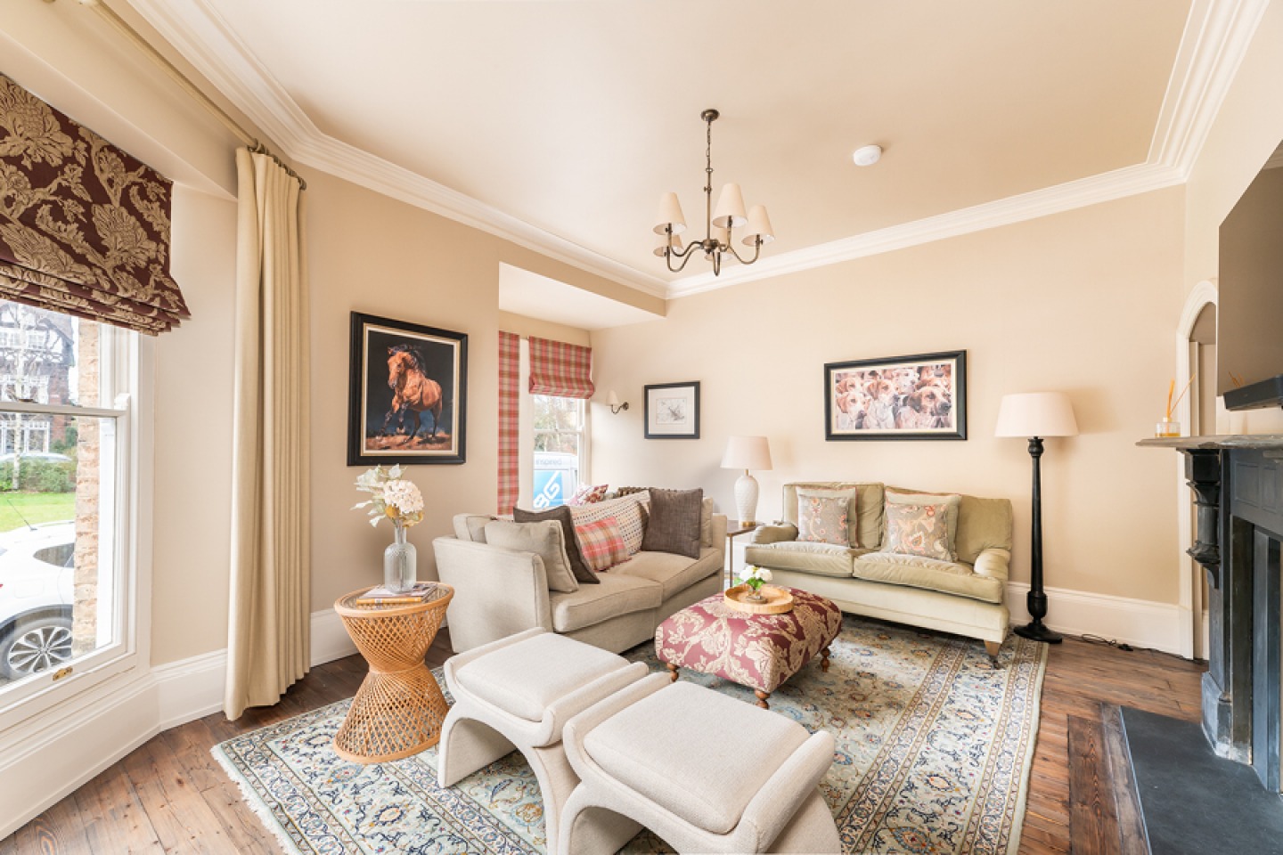 Traditional lounge area