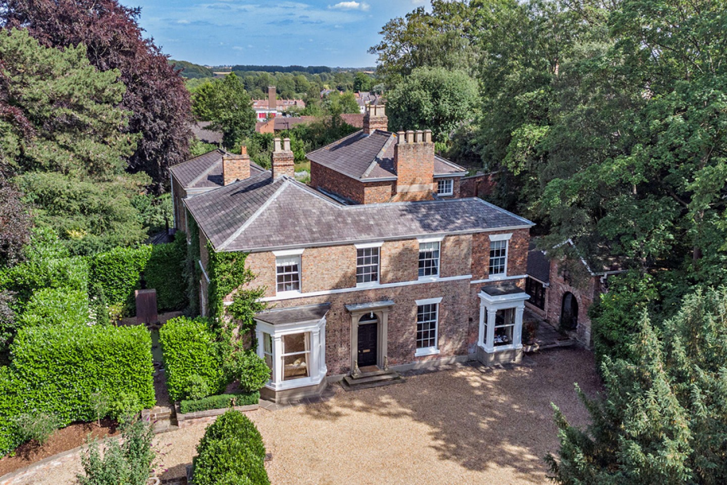 Ariel view of North Lodge