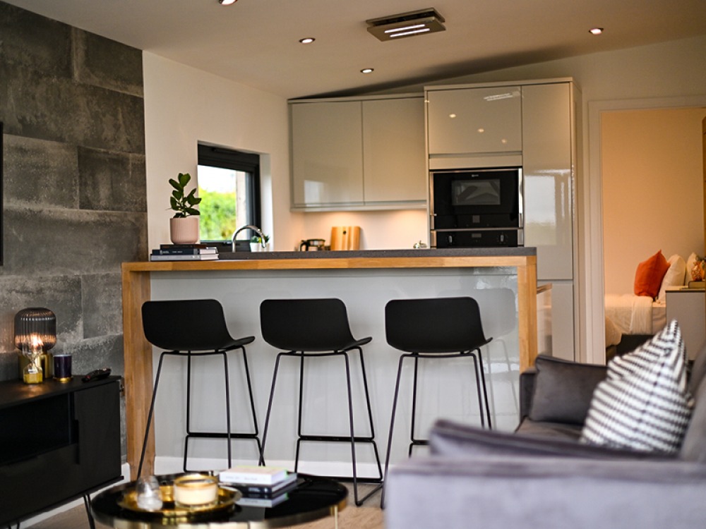kitchen in a lodge