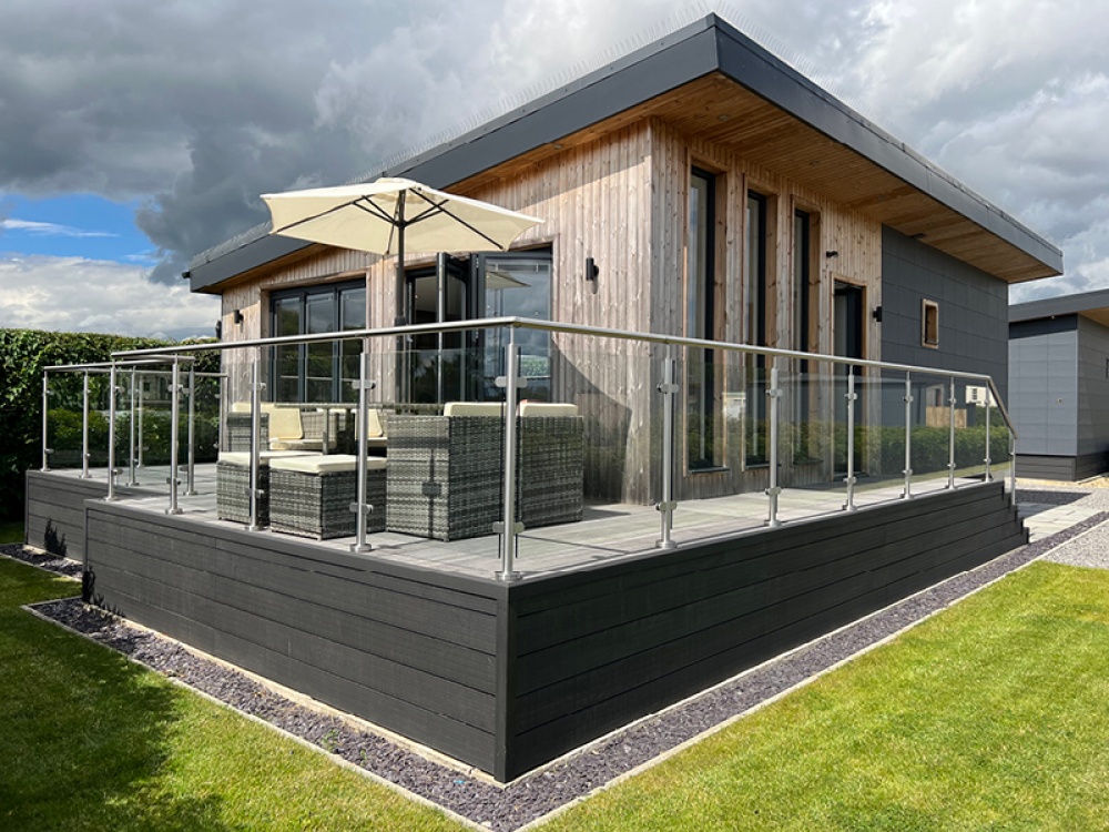 exterior shot of lodge