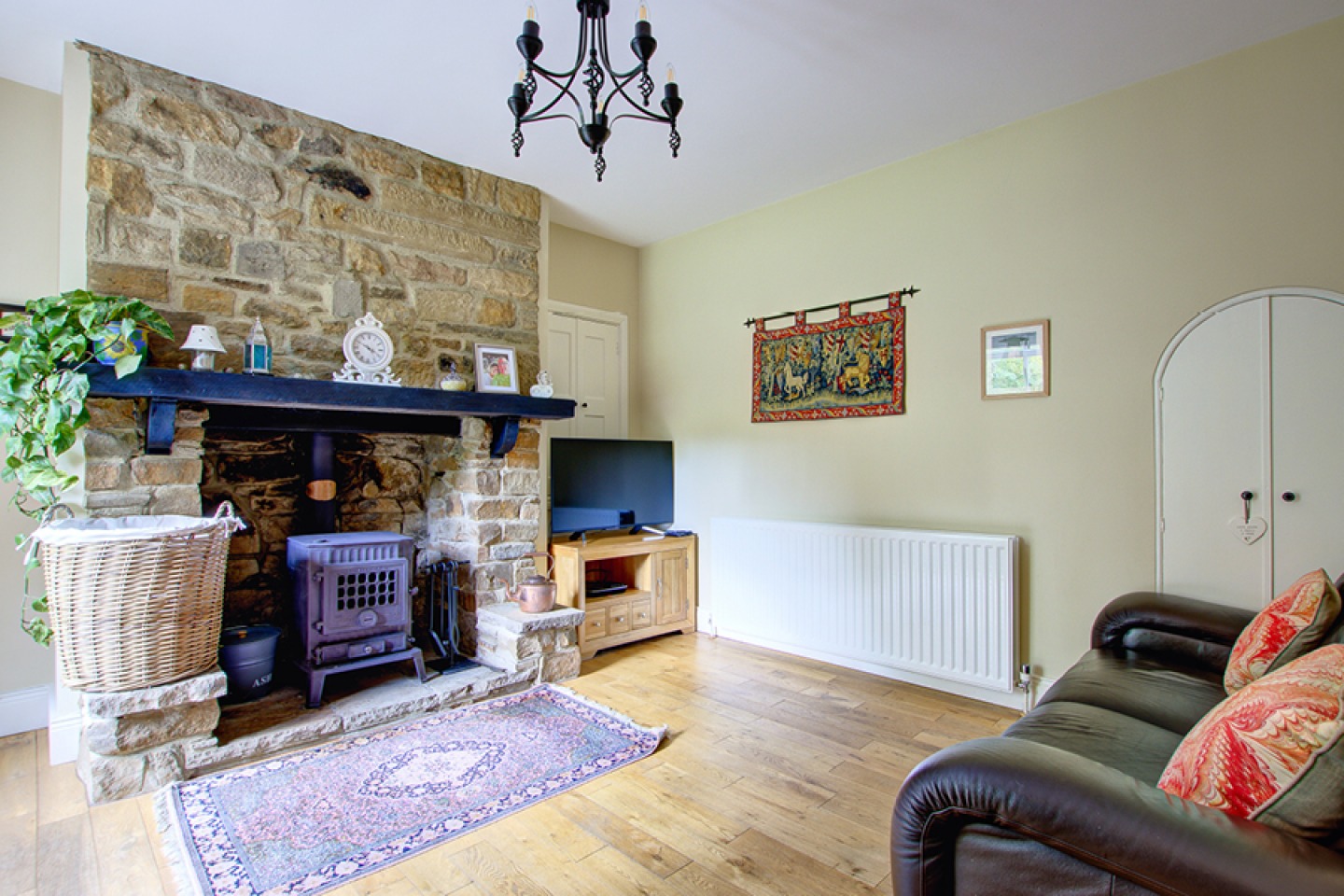 Snug Lounge with log burner