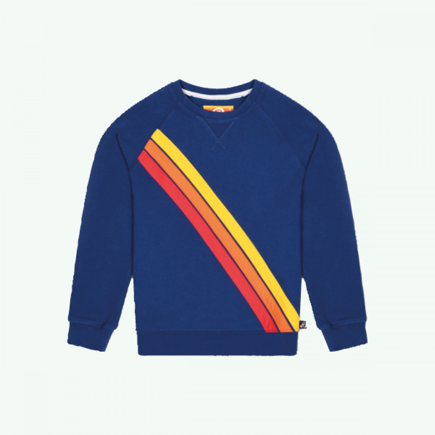 Front stripe pullover sweatshirt