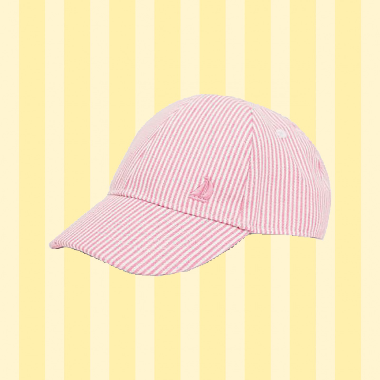Stripe baseball cap