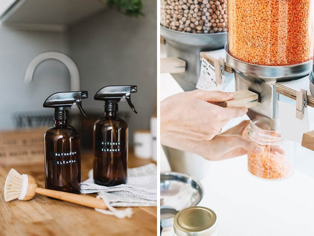 refillable cleaning products and food refills