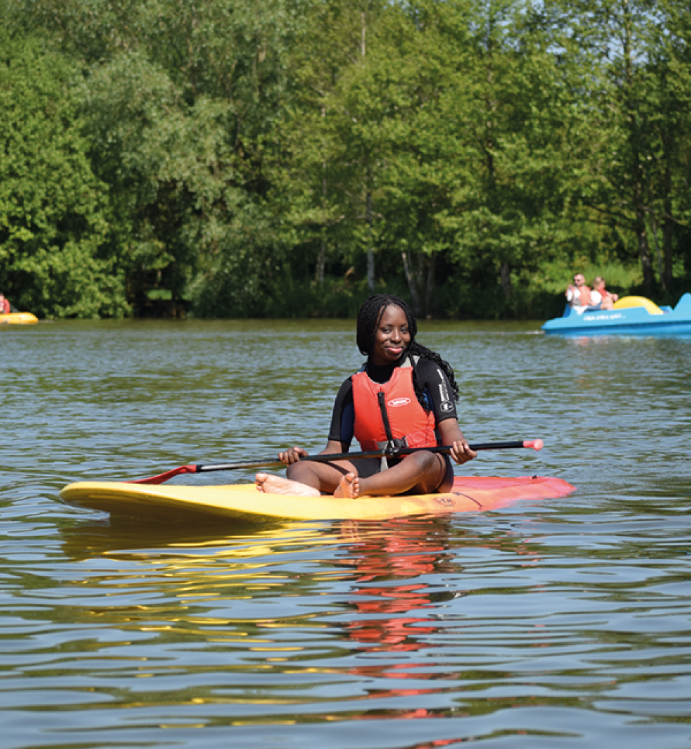 paddle boarding