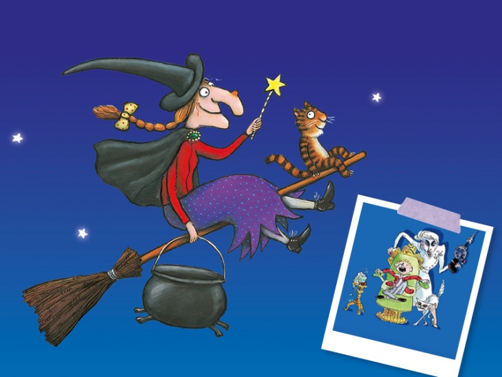Room on the broom and Demon Dentist illustrations