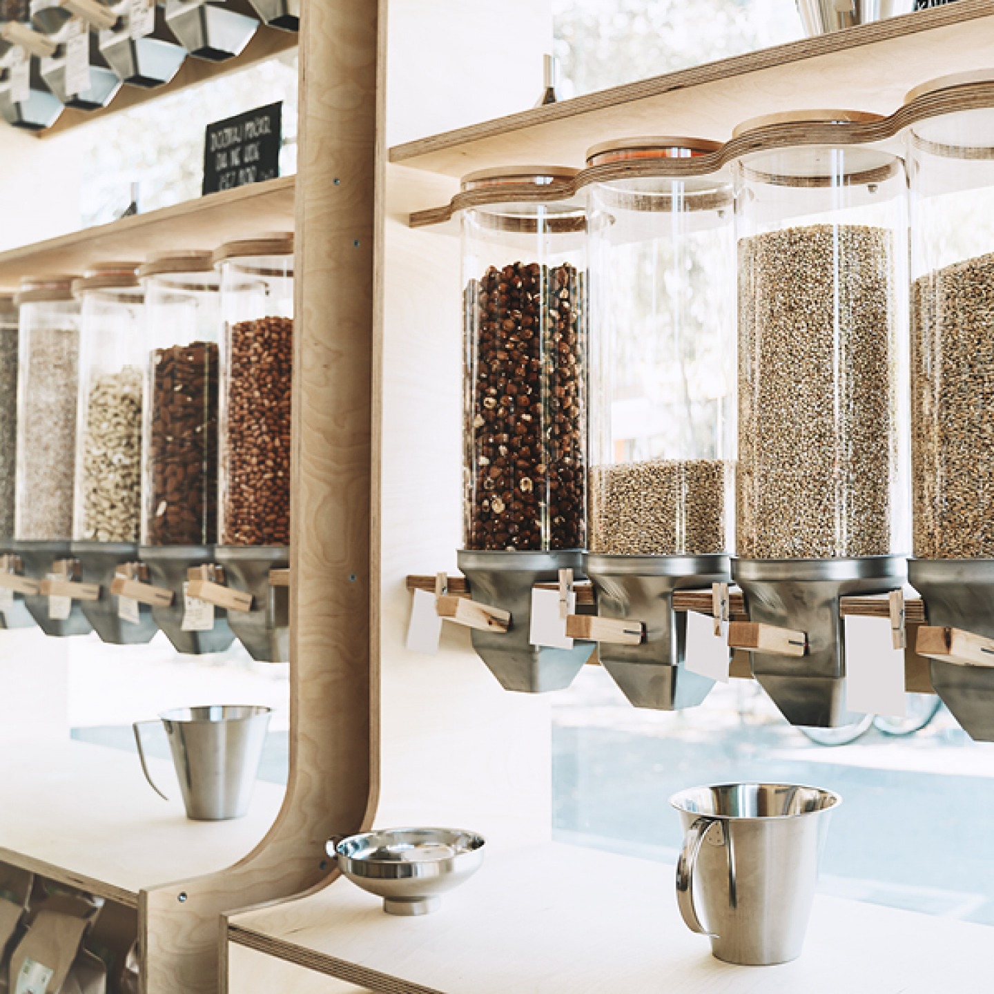 food in dispensers