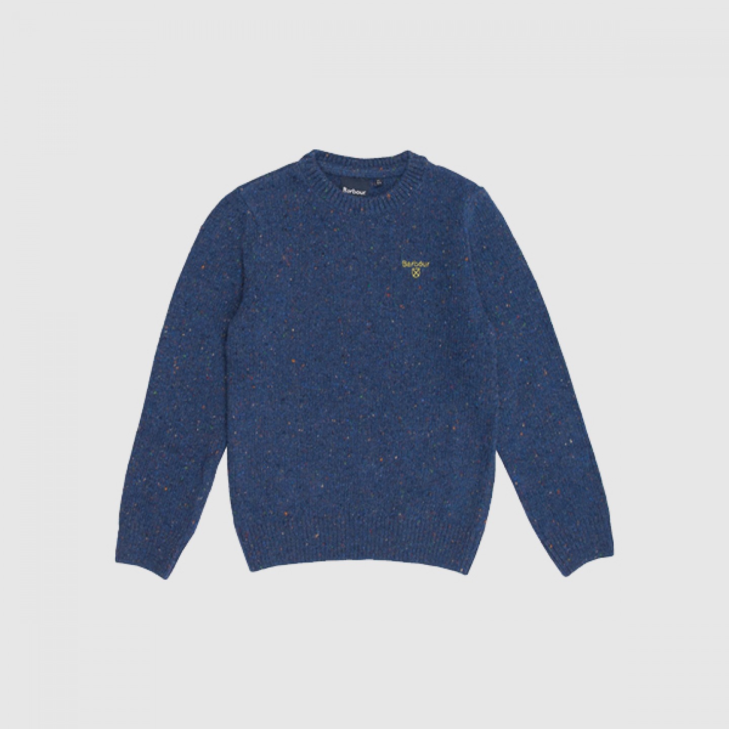 Wool blend crew jumper