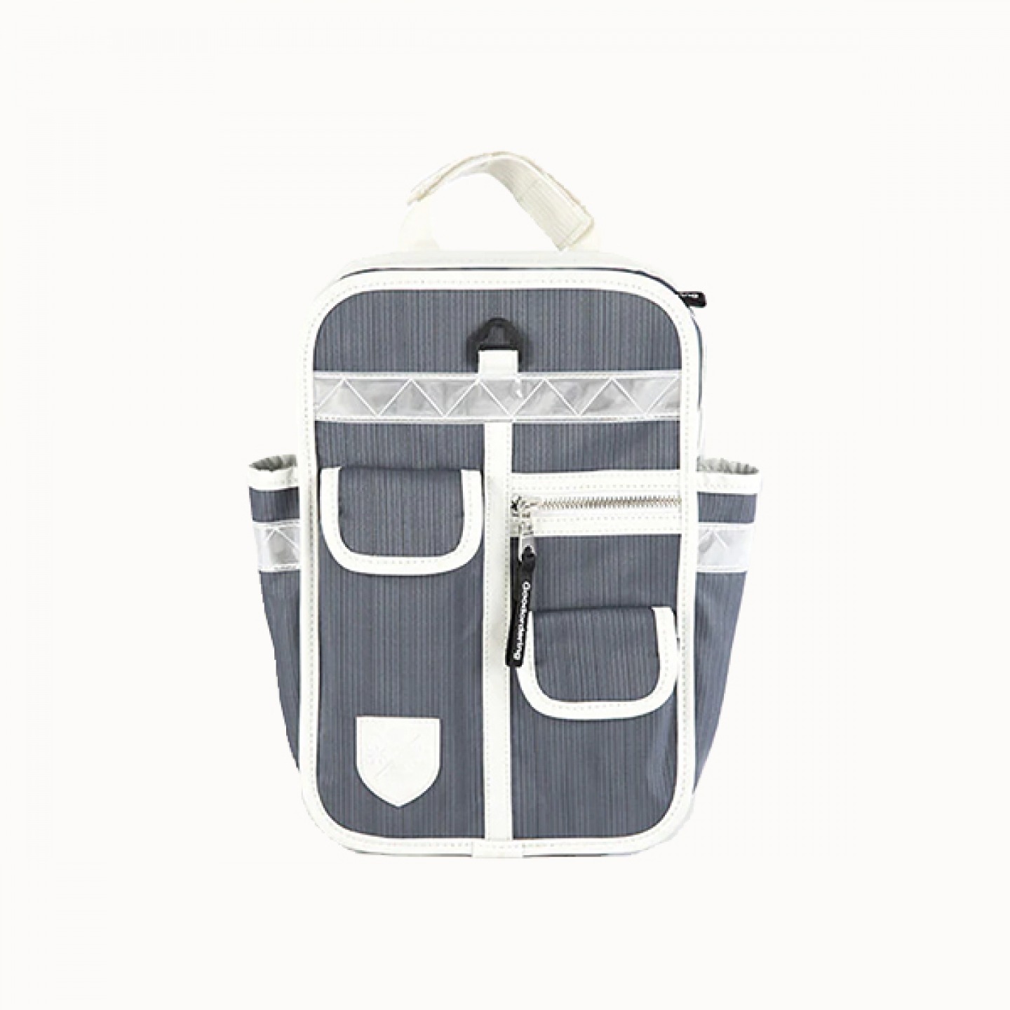 Mini grey backpack