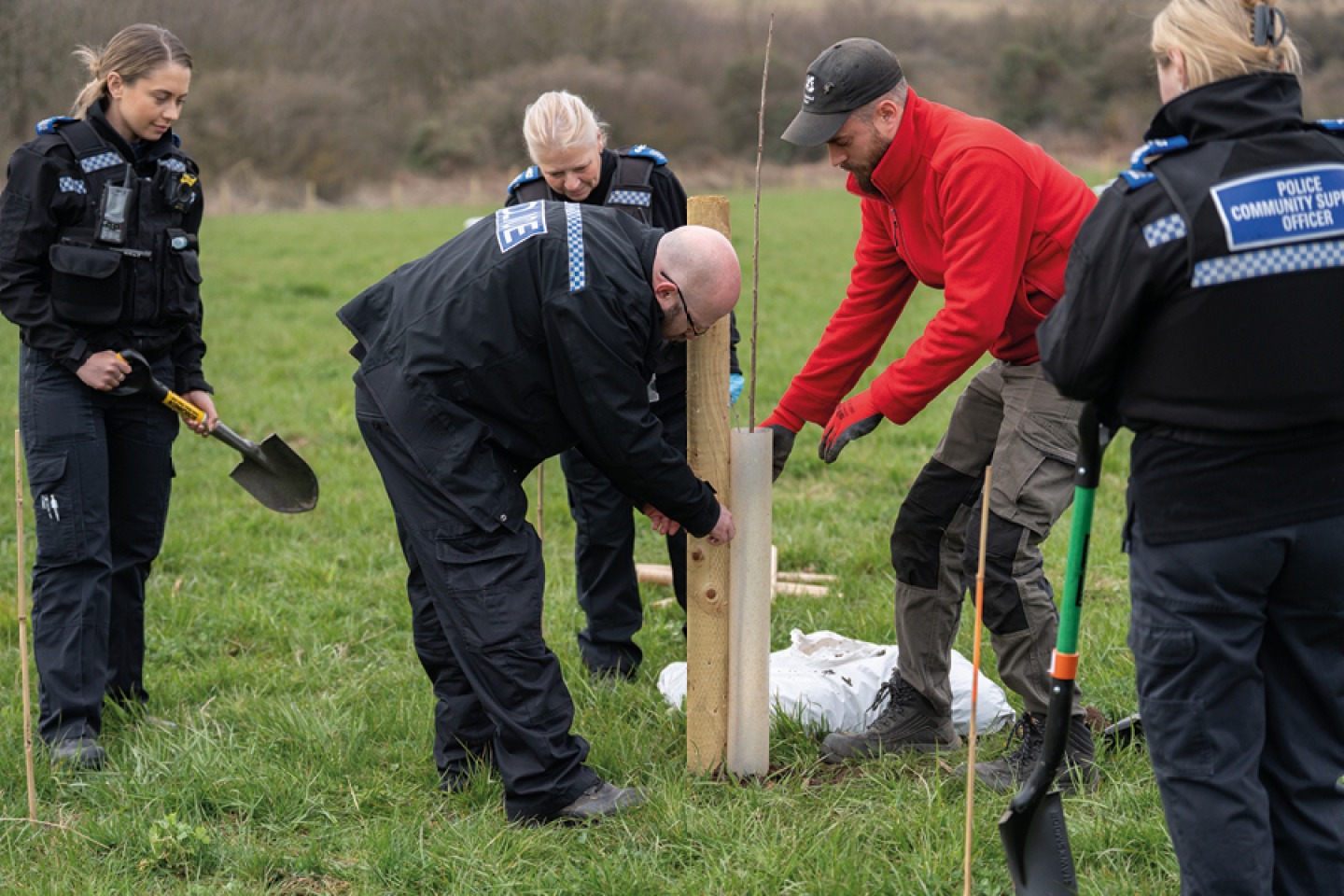 Durham Coast Tina’s Haven tree planting 31st March 2025 National Trust Rebecca Hughes