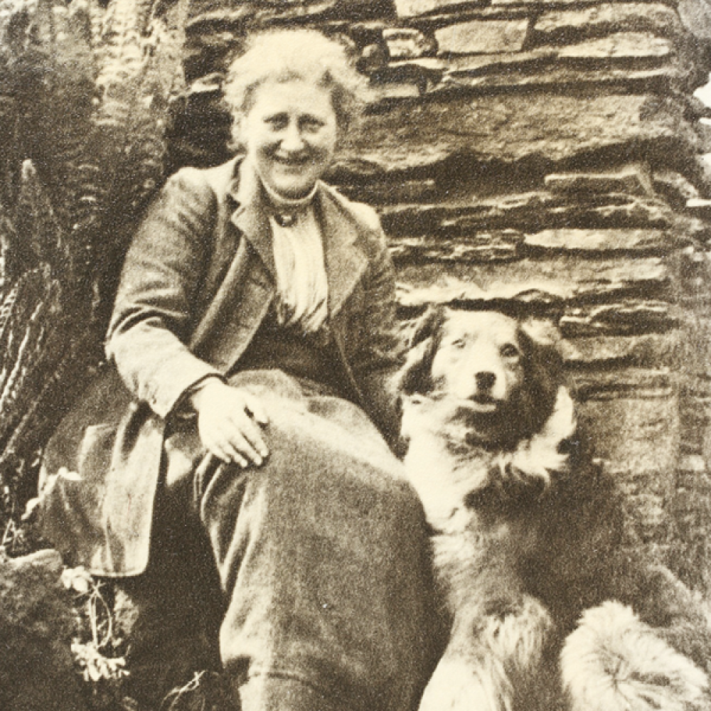 Beatrix Potter and sheepdog