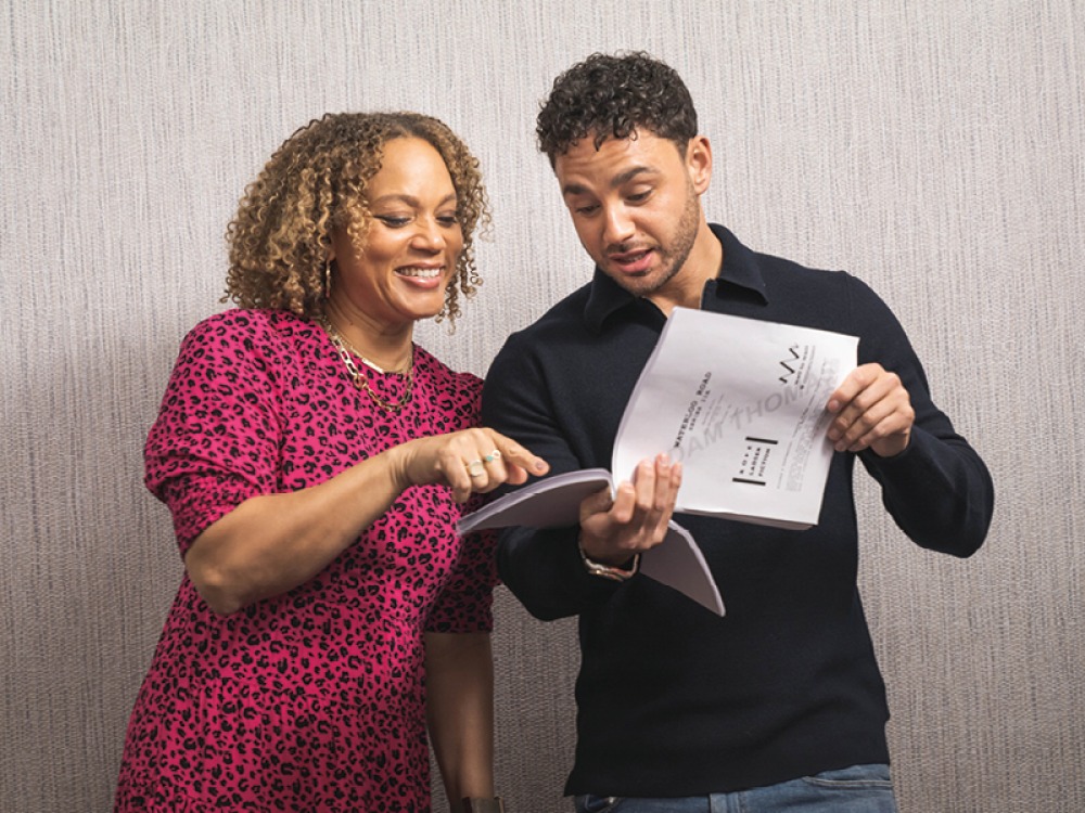 Angela Griffin as Kim Campbell and Adam Thomas as Donte Charles (cast of Waterloo Road) © BBC/Wall To Wall/Paul Husband