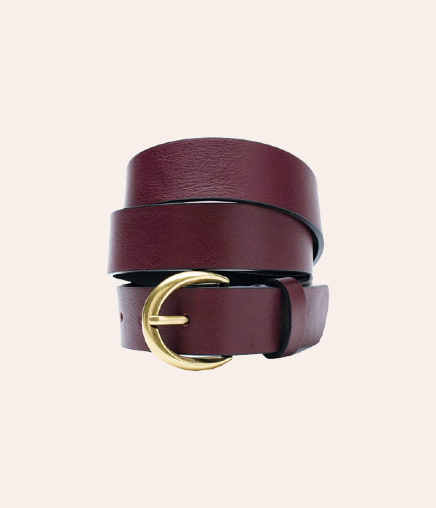 Burgundy Leather belt