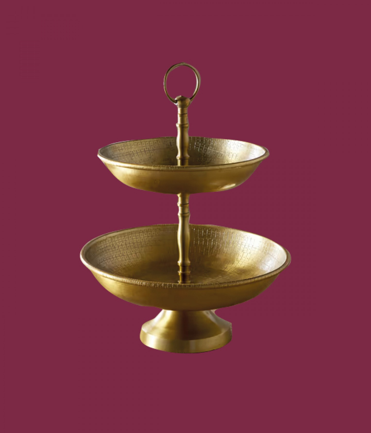 Mahika antique brass stand