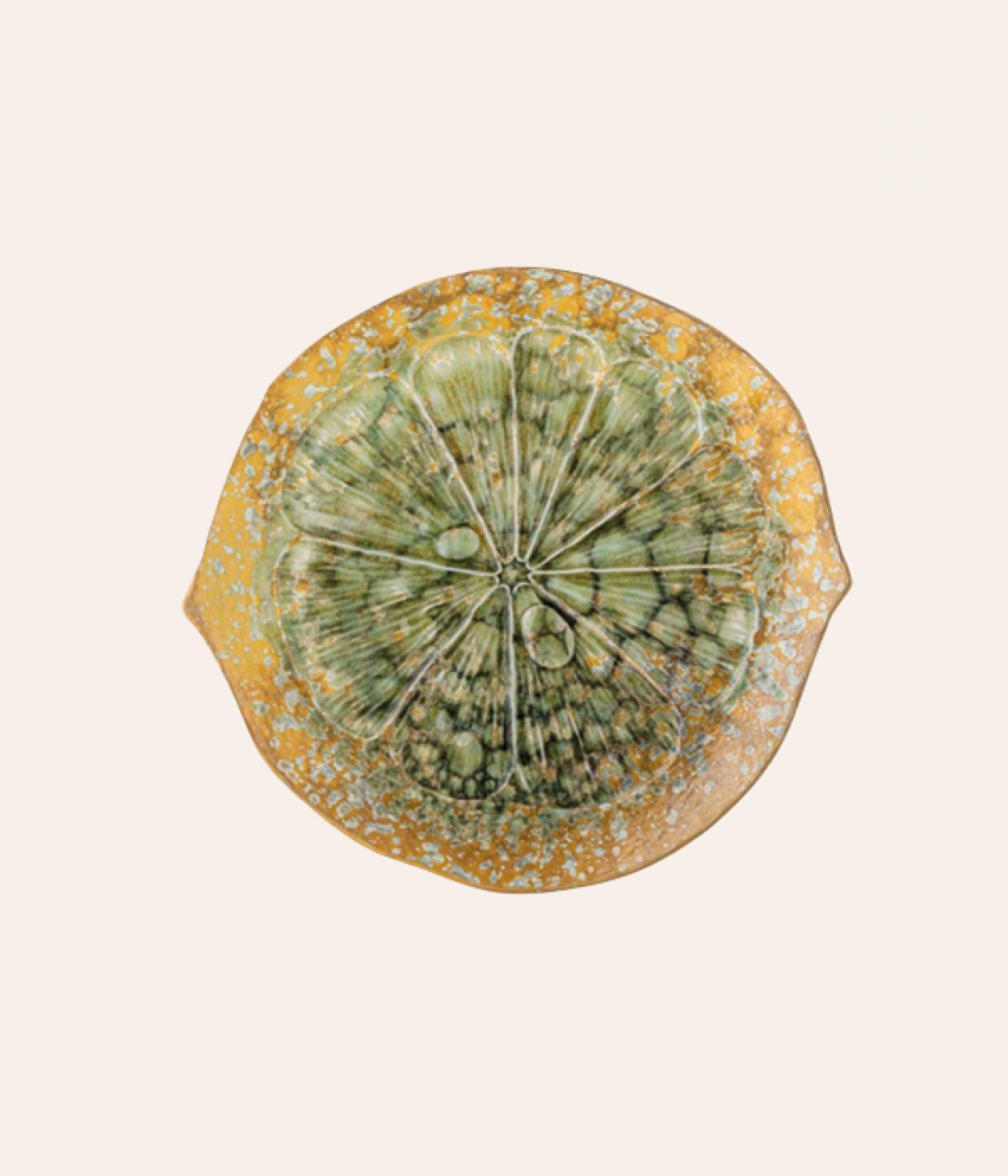 Milani stoneware circle plate